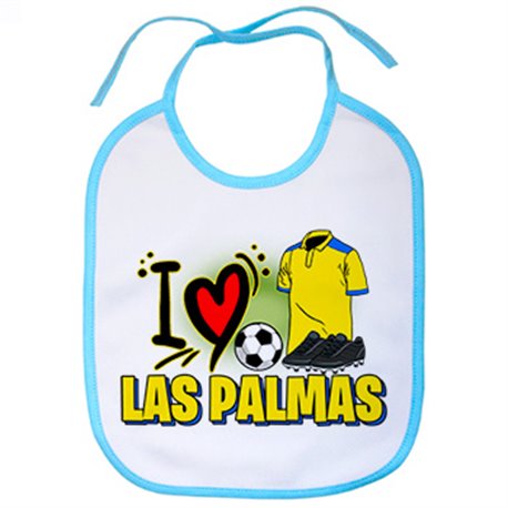 Babero para enamorado de su equipo de fútbol de Las Palmas
