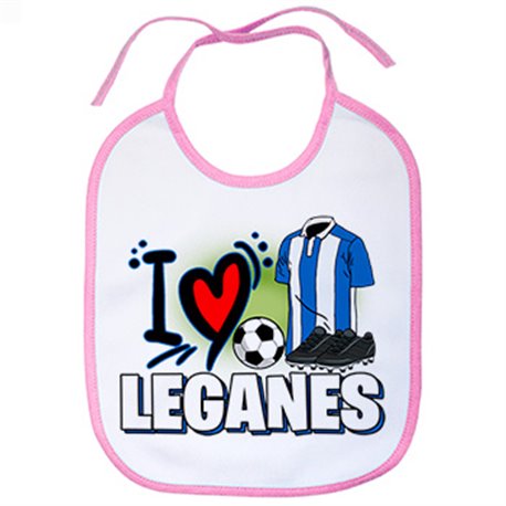 Babero para enamorado de su equipo de fútbol de Leganés