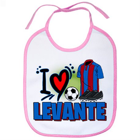 Babero para enamorado de su equipo de fútbol de Levante