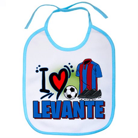 Babero para enamorado de su equipo de fútbol de Levante