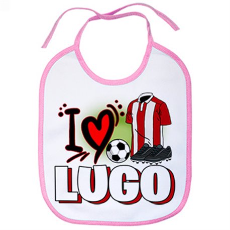 Babero para enamorado de su equipo de fútbol de Lugo