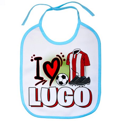 Babero para enamorado de su equipo de fútbol de Lugo
