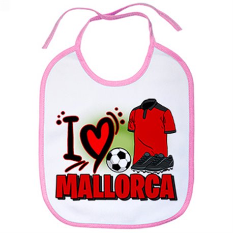 Babero para enamorado de su equipo de fútbol de Mallorca