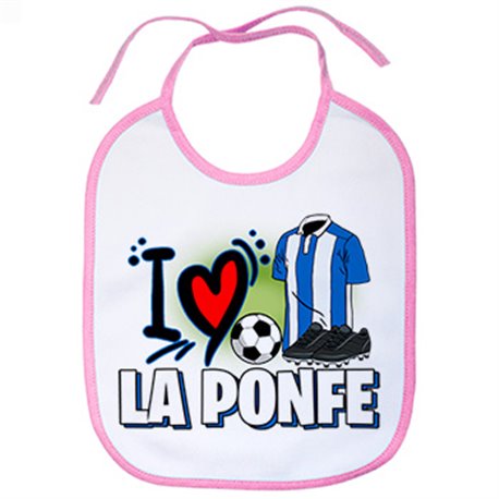 Babero para enamorado de su equipo de fútbol de Ponferradina