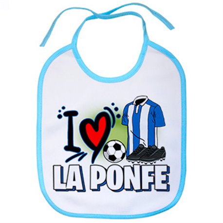 Babero para enamorado de su equipo de fútbol de Ponferradina