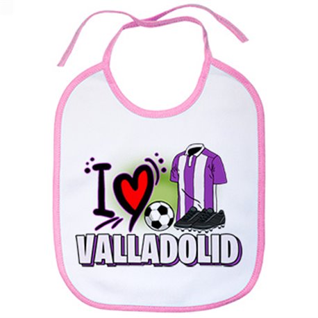 Babero para enamorado de su equipo de fútbol de Valladolid