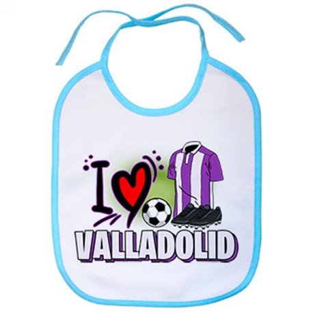 Babero para enamorado de su equipo de fútbol de Valladolid