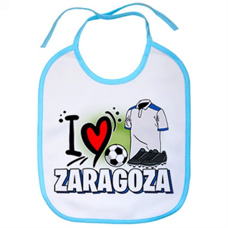 Babero para enamorado de su equipo de fútbol de Zaragoza