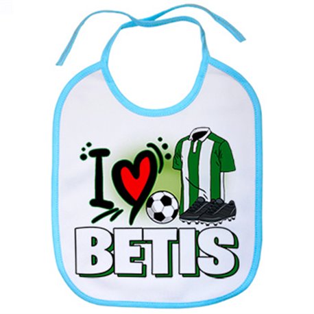 Babero para enamorado de su equipo de fútbol del Betis