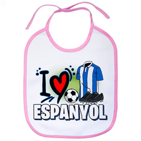 Babero para enamorado de su equipo de fútbol espanyol