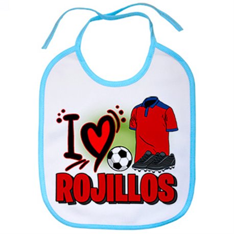 Babero para enamorado rojillo de su equipo de fútbol