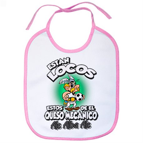 Babero parodia de Asteris para aficionados al fútbol de Albacete