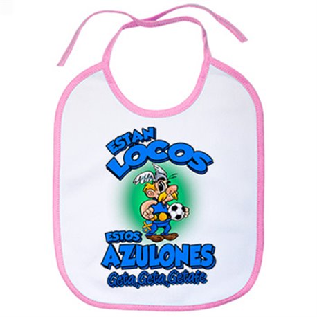 Babero parodia de Asteris para aficionados al fútbol de Getafe