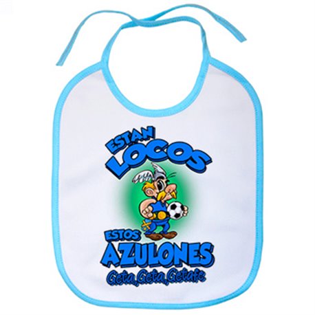 Babero parodia de Asteris para aficionados al fútbol de Getafe