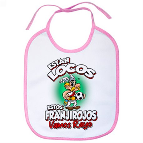 Babero parodia de Asteris para aficionados al fútbol del Rayo