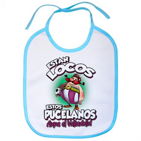 Babero parodia de Obelis para aficionados al fútbol de Valladolid