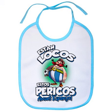 Babero parodia de Obelis para armeros aficionados al fútbol de