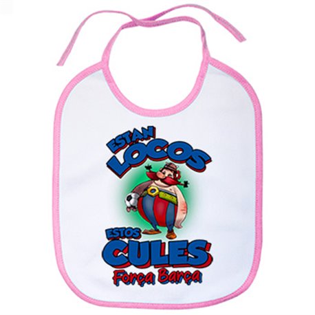 Babero parodia de Obelis para culés aficionados al fútbol de Barcelona (DESACTIVAR)