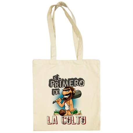 Bolsa de tela frase el primero de la Cultu para hincha de su equipo de fútbol