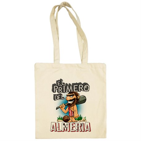 Bolsa de tela frase el primero del Almería para hincha de su equipo de fútbol