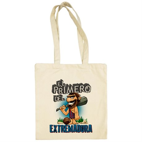 Bolsa de tela frase el primero del Extremadura para hincha de su equipo de fútbol
