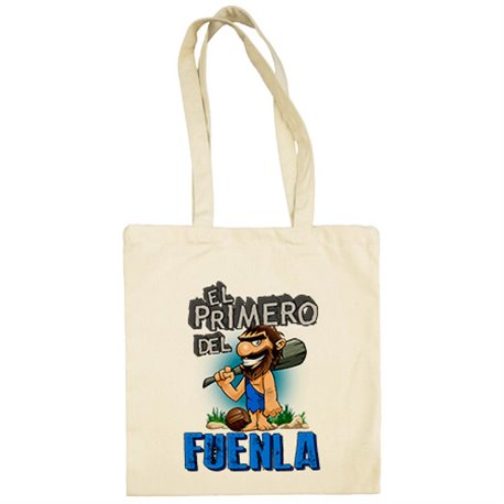 Bolsa de tela frase el primero del Fuenlabrada para hincha de su equipo de fútbol