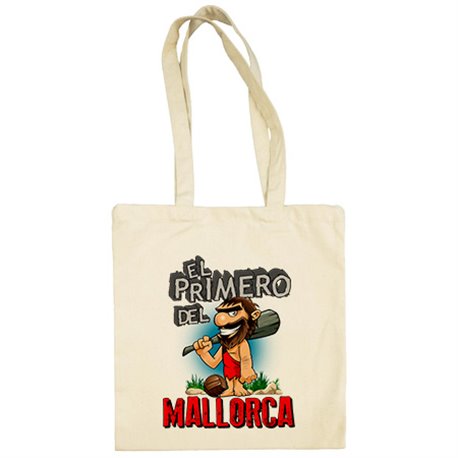 Bolsa de tela frase el primero del Mallorca para hincha de su equipo de fútbol