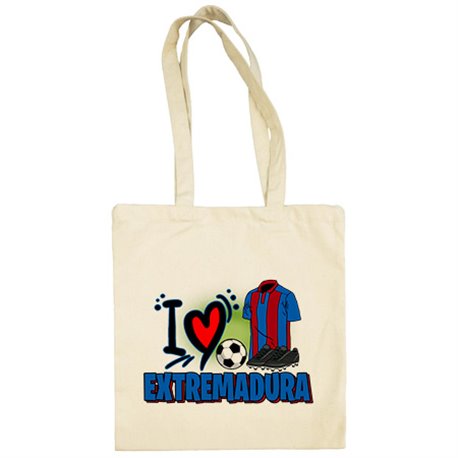 Bolsa de tela para enamorado de su equipo de fútbol de Extremadura