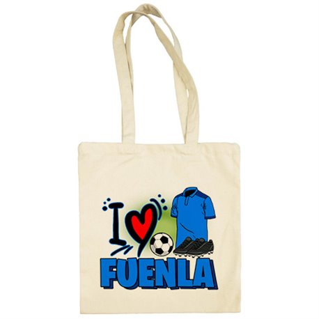 Bolsa de tela para enamorado de su equipo de fútbol de Fuenla
