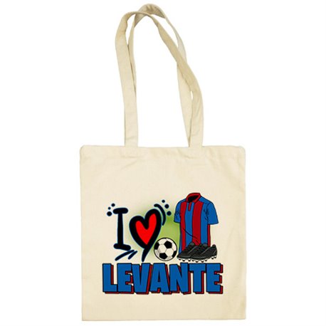 Bolsa de tela para enamorado de su equipo de fútbol de Levante
