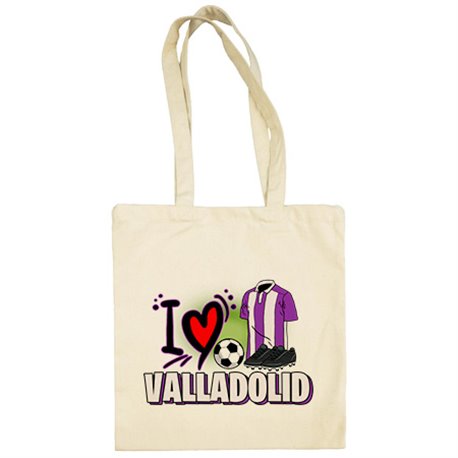 Bolsa de tela para enamorado de su equipo de fútbol de Valladolid