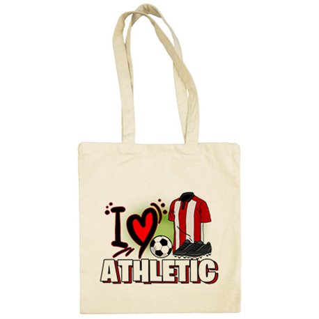 Bolsa de tela para enamorado de su equipo de fútbol del Athletic
