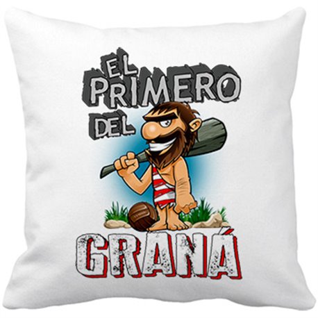 Cojín con relleno frase el primero del Granada para hincha de su equipo de fútbol