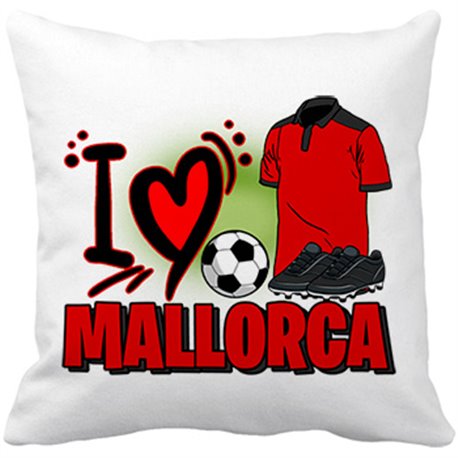Cojín con relleno para enamorado de su equipo de fútbol de Mallorca