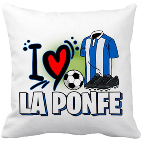Cojín con relleno para enamorado de su equipo de fútbol de Ponferradina