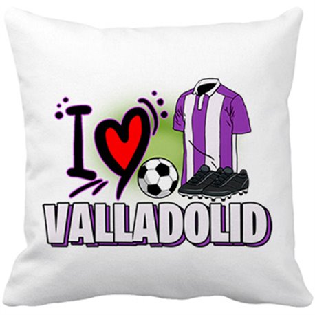 Cojín con relleno para enamorado de su equipo de fútbol de Valladolid