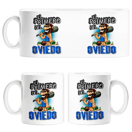 Taza frase el primero del Oviedo para hincha de su equipo de fútbol
