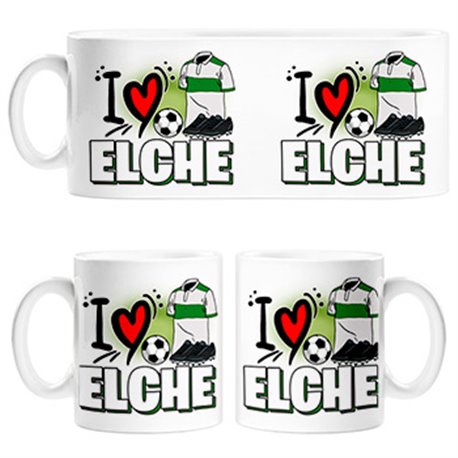 Taza para enamorado de su equipo de fútbol de Elche