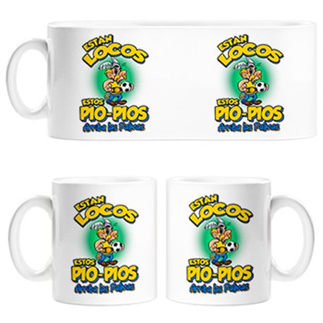 Taza parodia de Asteris para aficionados al fútbol de Las Palmas