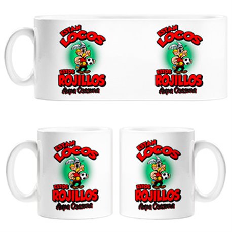 Taza parodia de Asteris para rojillos aficionados al fútbol de Pamplona (DESACTIVAR)