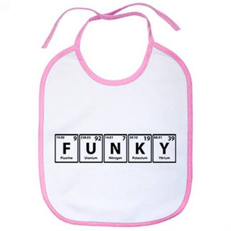 Babero Funky tabla periódica