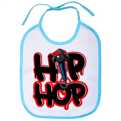 Babero Hip Hop micrófono