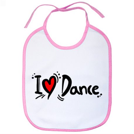 Babero I Love Dance