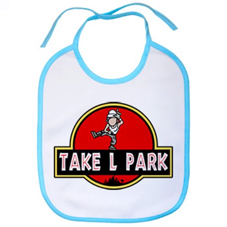 Babero parodia para gamer pose baile Take L park