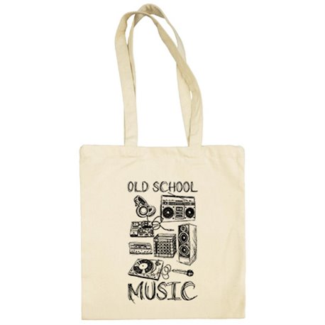 Bolsa de tela Old School Music