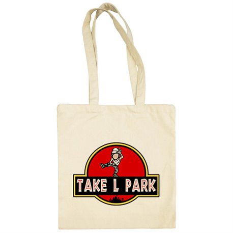 Bolsa de tela parodia para gamer pose baile Take L park