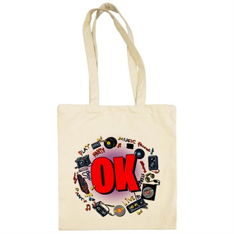 Bolsa de tela Play Music