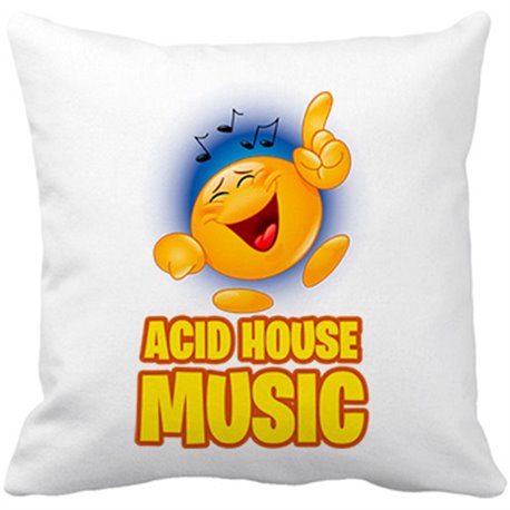 Cojín con relleno Acid House Music