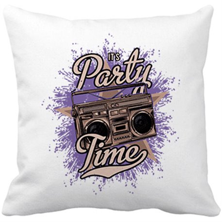 Cojín con relleno It Is Party Time