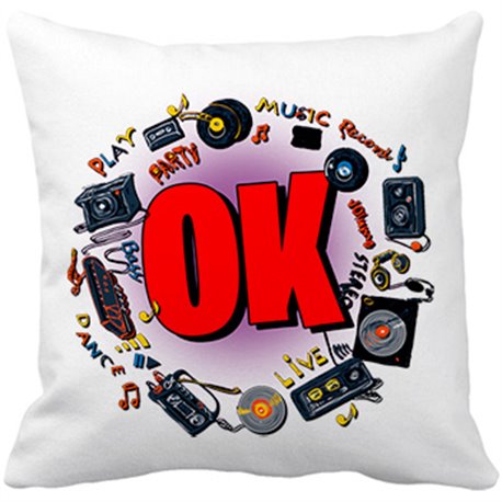 Cojín con relleno Play Music